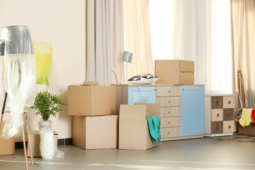 Man With Van Fulham moving service in a local residential area