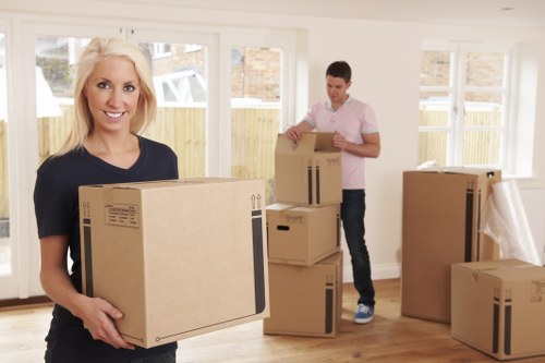 Apartment relocation setup for removals in Fulham