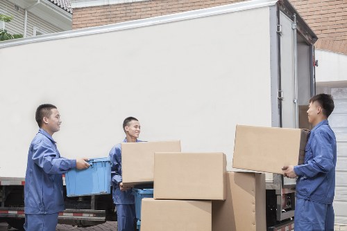 Furniture pick-up service for a Fulham home with bulky items ready for collection
