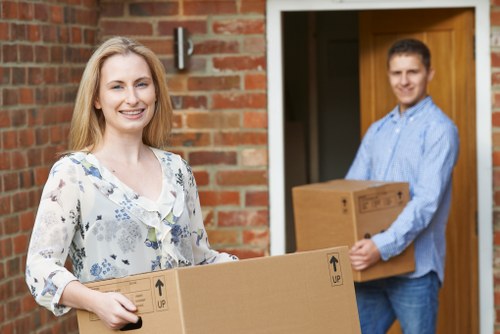 Man with van service helping with a local move in Fulham