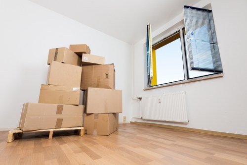 Moving belongings into student accommodation in Fulham
