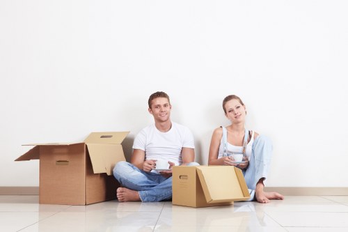 Commercial removals support for an office move in Fulham