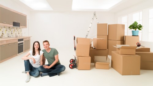 Business office relocation with moving supplies in Fulham