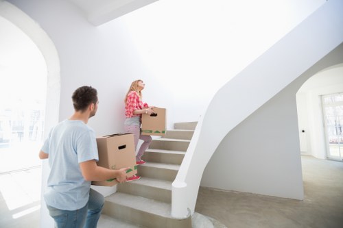 Loading household items for transport with care